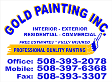 Construction Professional Gold Painting INC in Millbury MA