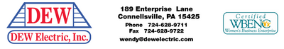 Construction Professional Dew Electric INC in Connellsville PA