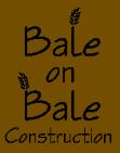 Bale On Bale Construction