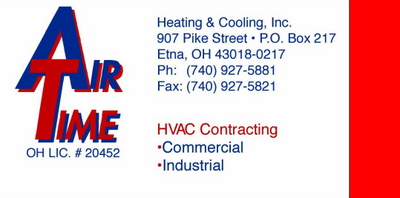 Construction Professional Airtime Heating And Cooling INC in Etna OH
