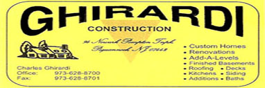 Construction Professional Ghirardi Construction CO in Pequannock NJ