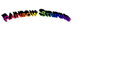 Rainbow Striping