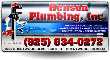 Construction Professional Henson Plumbing, INC in Brentwood CA