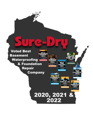 Construction Professional Sure Dry Basement Systems INC in Green Bay WI