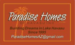 Construction Professional Paradise Homes Of Havasu INC in Lake Havasu City AZ