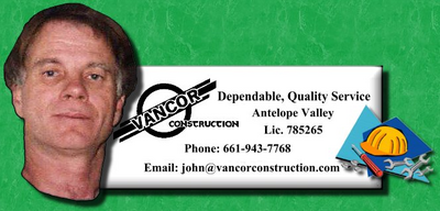 Construction Professional Vancor Construction in Lancaster CA